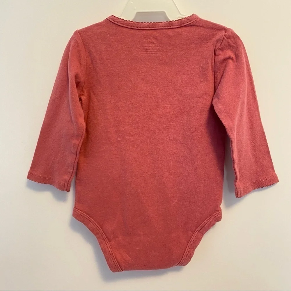 Carter's Baby Girl's Long Sleeve Bodysuit & Ruffle Pants Set Size 18 Months